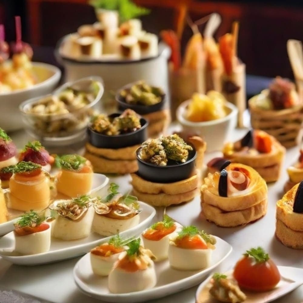 Delightful finger food and   appetizers